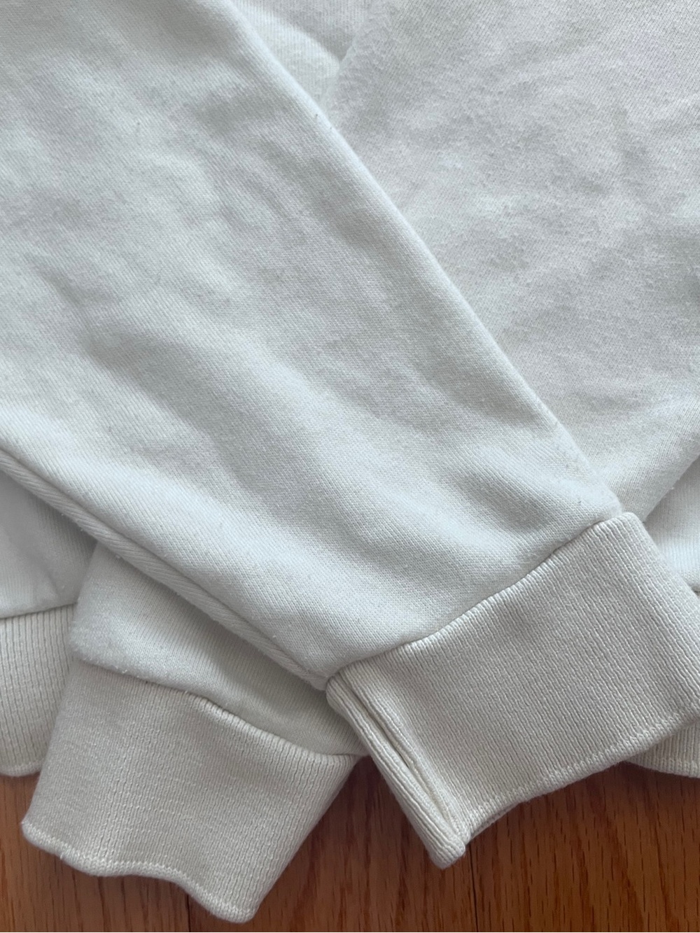 DONNI Eco Fleece Polo Sweatshirt in Powder - Picture 5 of 8